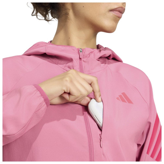 Adidas Γυναικείο αντιανεμικό μπουφάν Adi365 3-Stripes Iconic Jacket